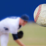 pitcher throwing a baseball