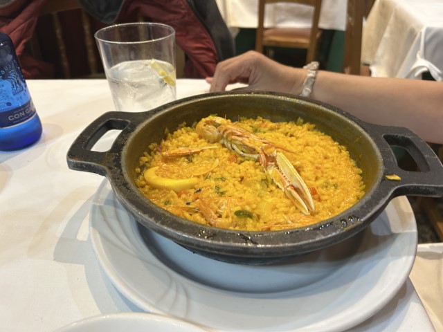paella in Spain
