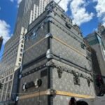 Louis Vuitton building in midtown Manhattan New York City