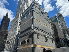 Louis Vuitton building in midtown Manhattan New York City